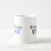 Mug Cadeaux "de roches anglaises" de professeur (Centre)