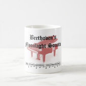 Mug cadeaux de sonate de clair de lune de beethovens (Centre)