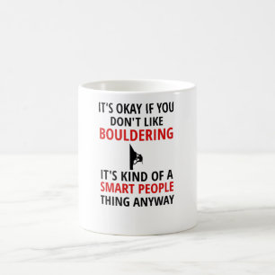 Mug Cadeaux de soudure   Boulderer Rock Escalade Bould