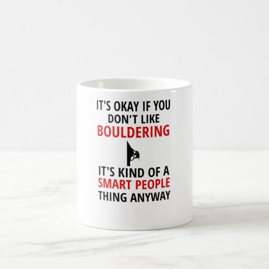 Mug Cadeaux de soudure | Boulderer Rock Escalade Bould (Centre)
