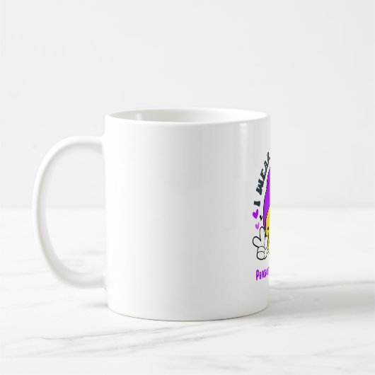 Mug Cadeaux de soutien au ruban de sensibilisation au  (Gauche)