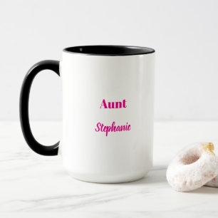 Mug Cadeaux de Tante pour Mariages Noël Fêtes Moderne