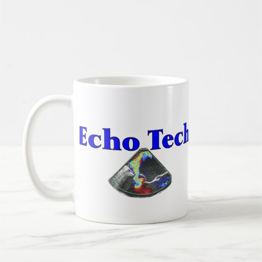 Mug Cadeaux de technicien d'écho (technologie (Gauche)