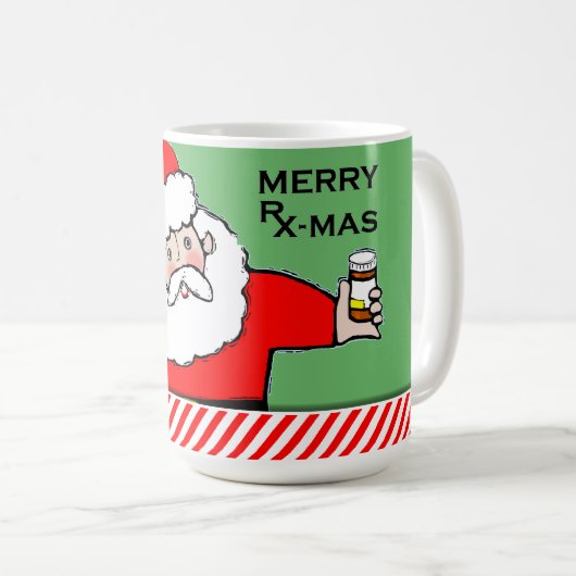 Mug Cadeaux de vacances du pharmacien (Devant droit)