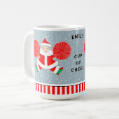 Mug Cadeaux de vacances pom-pom girl (Devant gauche)