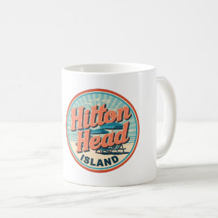 Mug Cadeaux de voyage vintage phare de l'île de Hilton