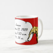 Mug Cadeaux d'éléphant de cirque (Devant droit)