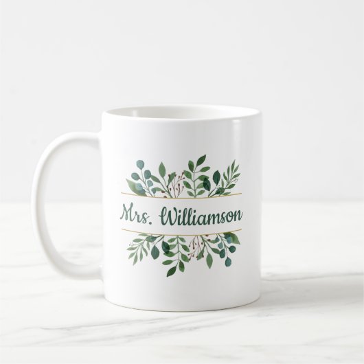 Mug Cadeaux d'enseignants personnalisés | Cadeaux pour (Gauche)