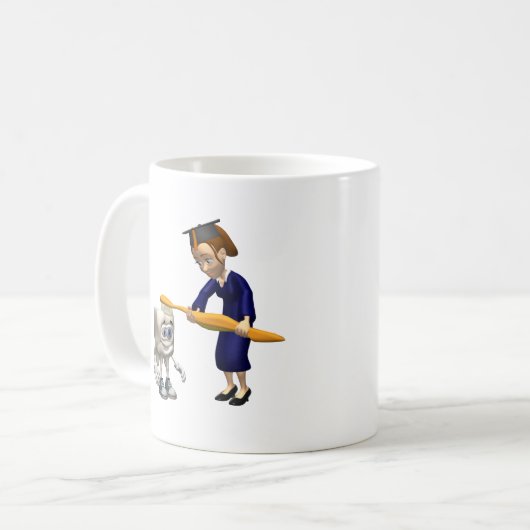 Mug Cadeaux dentaires d'obtention du diplôme d'hygiène (Devant gauche)