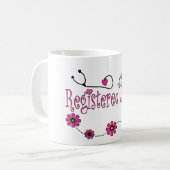 Mug Cadeaux d'infirmier autorisé (Devant gauche)