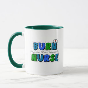 Mug Cadeaux d'infirmière de brûlure--Conception Arts
