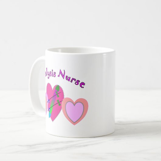 Mug Cadeaux d'infirmière de dialyse (Devant gauche)