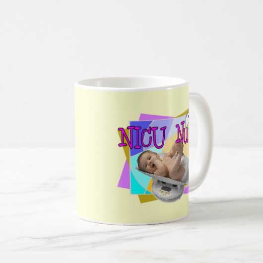 Mug Cadeaux d'infirmière de NICU (Devant droit)
