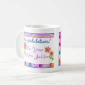 Mug Cadeaux d'or de jubilé de nonnes (Devant gauche)