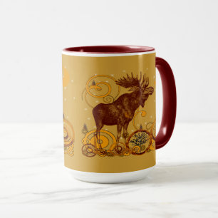 Mug Cadeaux d'orignaux vintages
