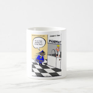 Mug Cadeaux drôles de la police porc-épic T-shirts et