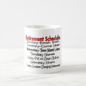 Mug Cadeaux drôles "de programme de retraite" (Centre)