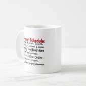 Mug Cadeaux drôles "de programme de retraite" (Devant gauche)