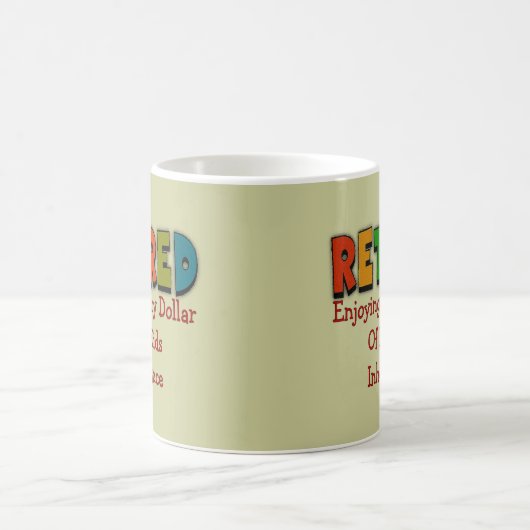 Mug Cadeaux drôles de retraite (Centre)