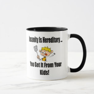 Mug Cadeaux drôles de T-shirts de folie