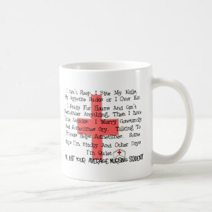Mug Cadeaux drôles d'étudiant moyen de soins