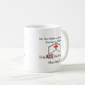 Mug Cadeaux drôles d'infirmière (Devant droit)