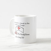 Mug Cadeaux drôles d'infirmière (Devant gauche)