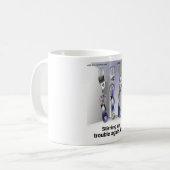 Mug Cadeaux drôles et objets de collection de la polic (Devant gauche)