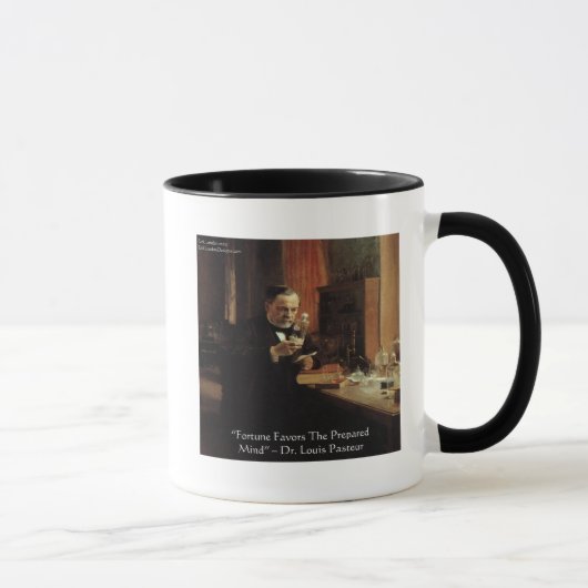 Mug Cadeaux et T-shirts « Chance » de Louis Pasteur (Droite)