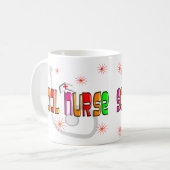 Mug Cadeaux et T-shirts d'infirmière d'école (Devant gauche)