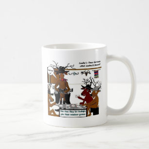 Mug Cadeaux et T-shirts drôles de Noël : Jeux de Renne