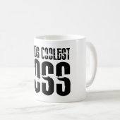 Mug Cadeaux frais pour des patrons : Le patron le plus (Devant droit)