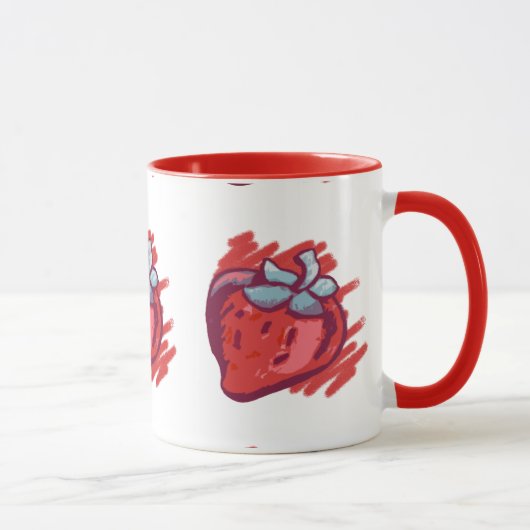 Mug Cadeaux fraises (Droite)