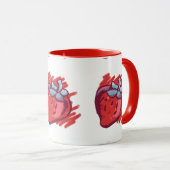 Mug Cadeaux fraises (Devant droit)