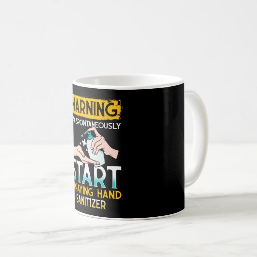 Mug Cadeaux Germaphobe (Devant droit)