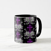 Mug Cadeaux gothiques pour lui et elle (Devant droit)
