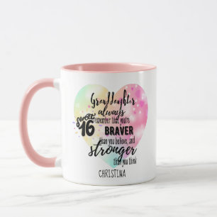 Mug Cadeaux GRANDAUGHTER personnalisés Citations mig
