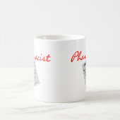 Mug Cadeaux "graphiques de pharmacien de protection de (Centre)