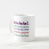 Mug Cadeaux hilares d'infirmière de neurologie, (Devant gauche)