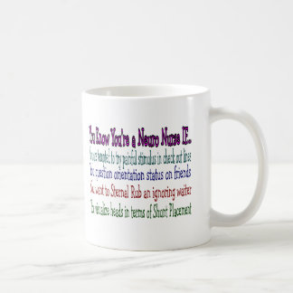 Mug Cadeaux hilares d'infirmière de neurologie,