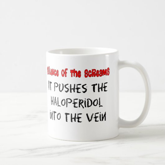 Mug Cadeaux hilares d'infirmière de Psych (Droite)