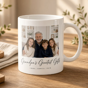 Mug Cadeaux les plus précieux de Grand-père Enfants pe