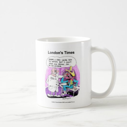 Mug Cadeaux Objets de Collection Drôles Tee Lead Horse (Droite)