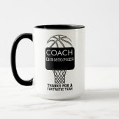 Mug Cadeaux personnalisés de basket-ball (Gauche)