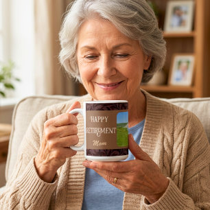Mug Cadeaux Personnalisés de Bonne Retraite pour Maman
