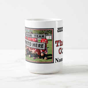 Mug Cadeaux personnalisés d'entraîneurs avec la PHOT