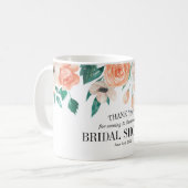 Mug Cadeaux personnalisés élégants de douche de mariée (Devant gauche)