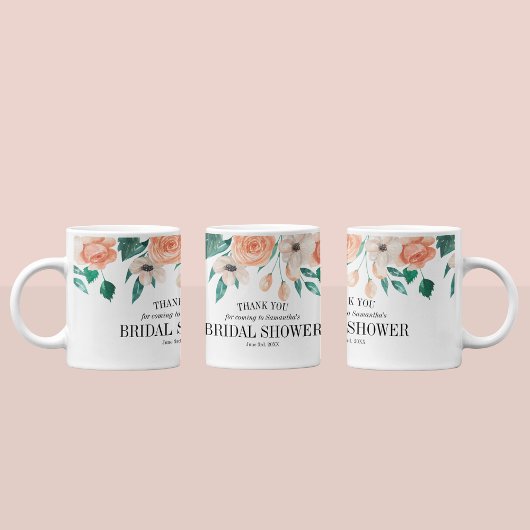 Mug Cadeaux personnalisés élégants de douche de mariée