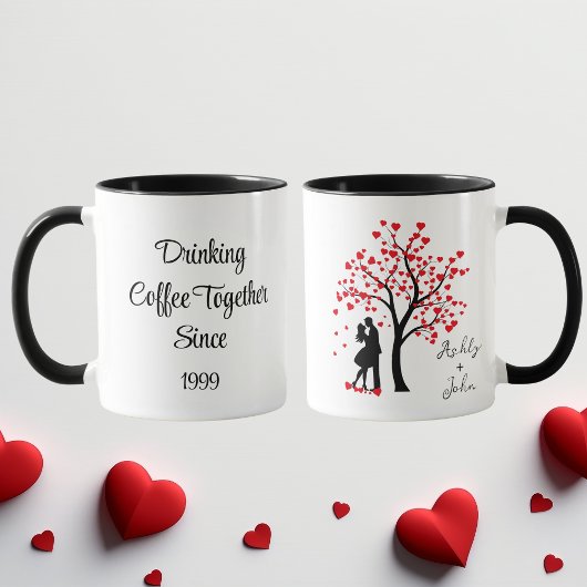 Mug Cadeaux personnalisés pour le 25e anniversaire de 