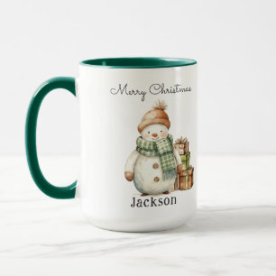 Mug Cadeaux personnalisés Snowman & Noël